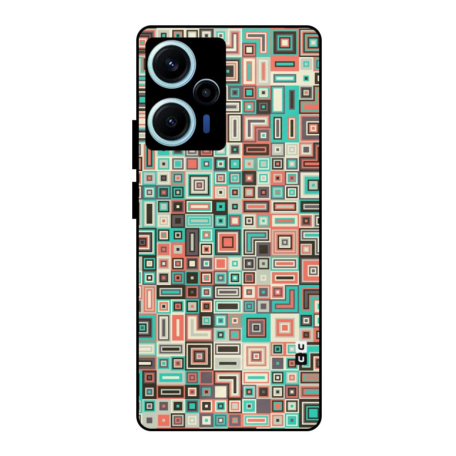 Pretty Boxes Design Metal Back Case for Poco F5