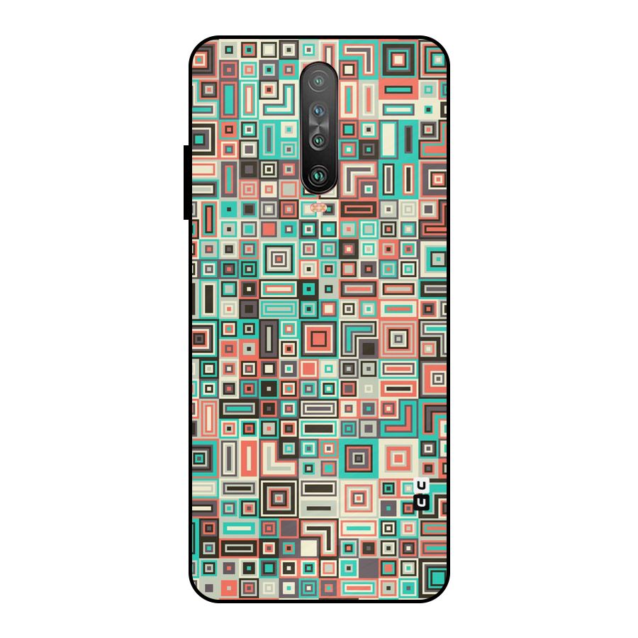 Pretty Boxes Design Metal Back Case for Poco X2