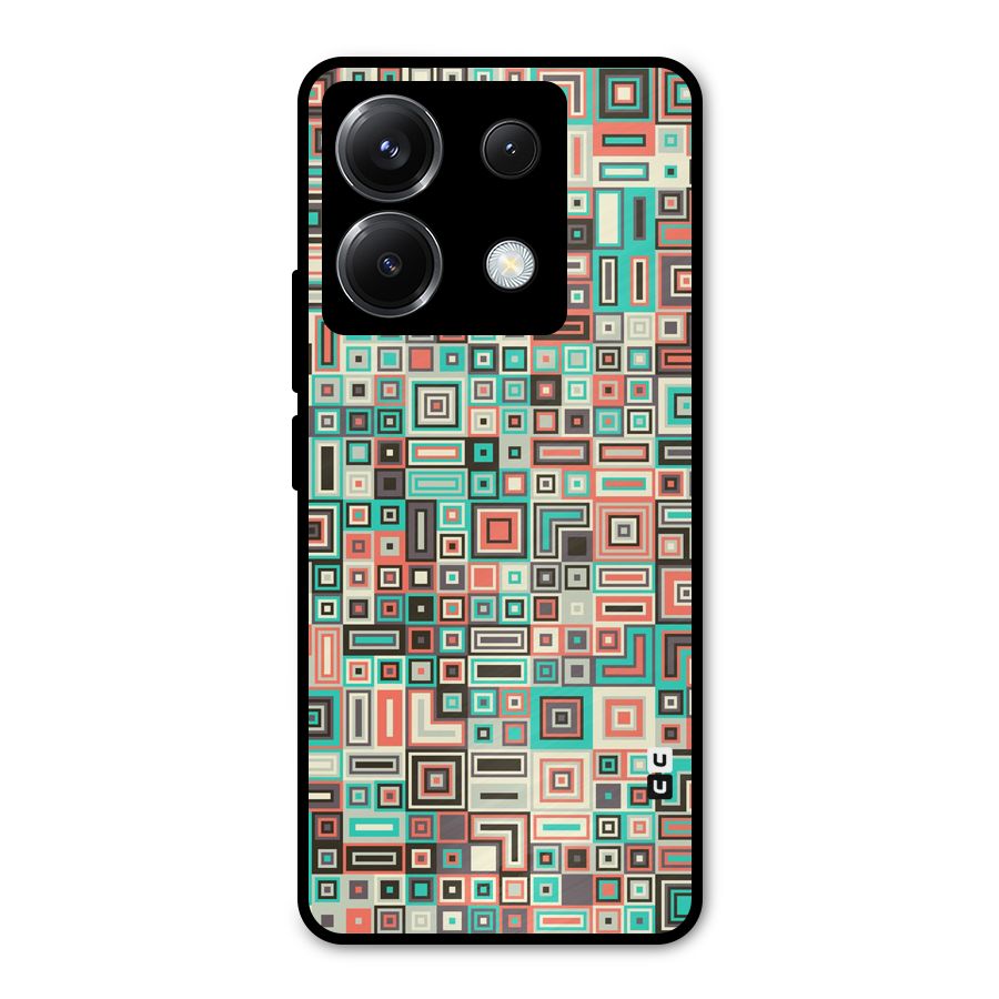 Pretty Boxes Design Metal Back Case for Poco X6