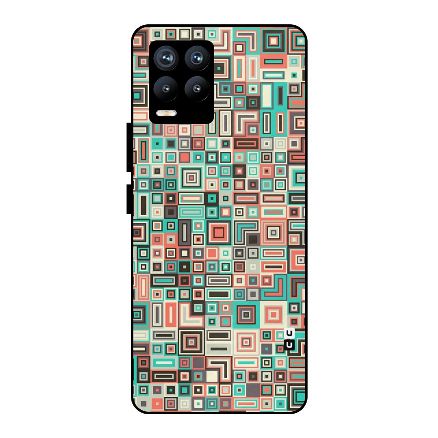 Pretty Boxes Design Metal Back Case for Realme 8 Pro
