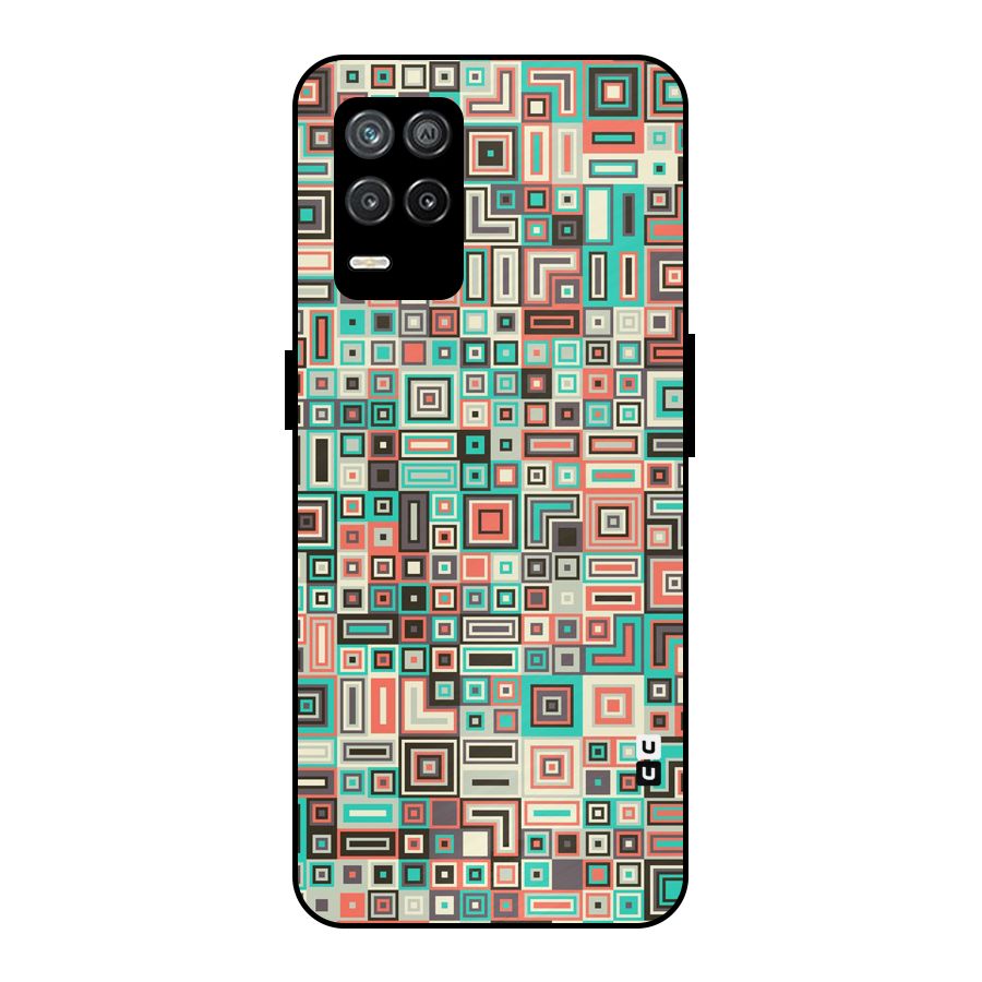 Pretty Boxes Design Metal Back Case for Realme 8s 5G