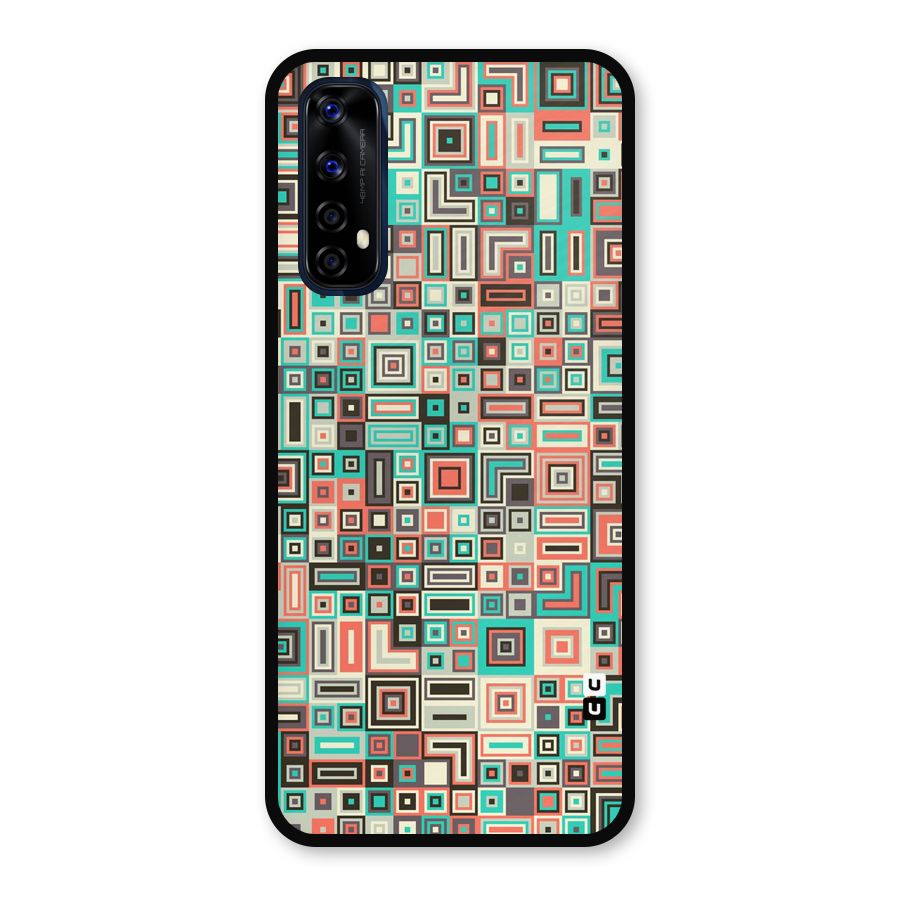 Pretty Boxes Design Metal Back Case for Realme Narzo 20 Pro