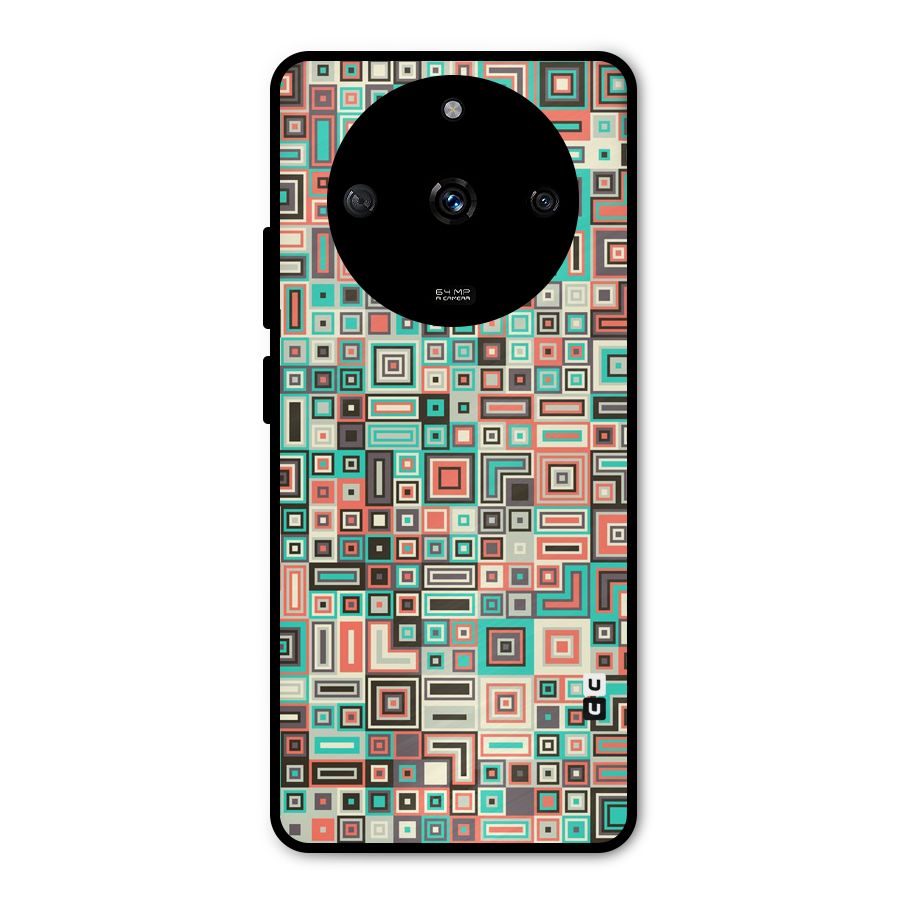 Pretty Boxes Design Metal Back Case for Realme Narzo 60 5G
