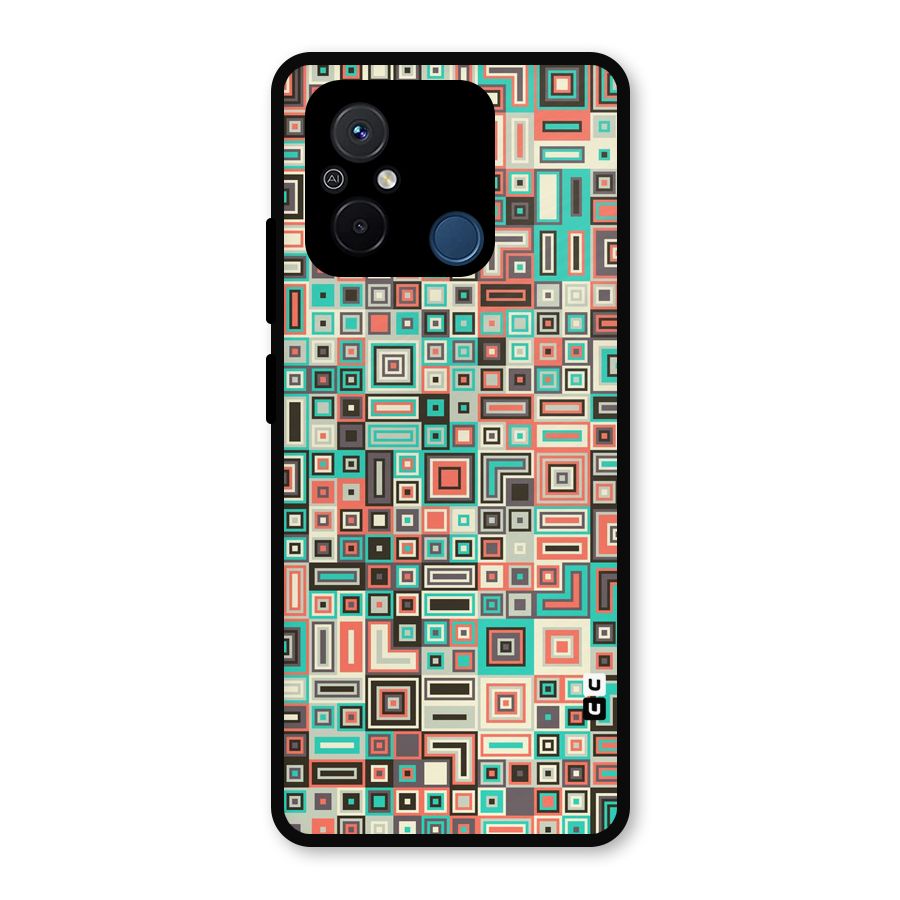 Pretty Boxes Design Metal Back Case for Redmi 12C