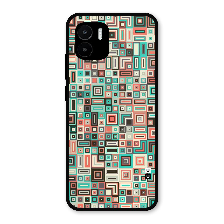 Pretty Boxes Design Metal Back Case for Redmi A1
