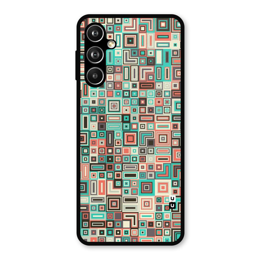 Pretty Boxes Design Metal Back Case for Samsung Galaxy M54