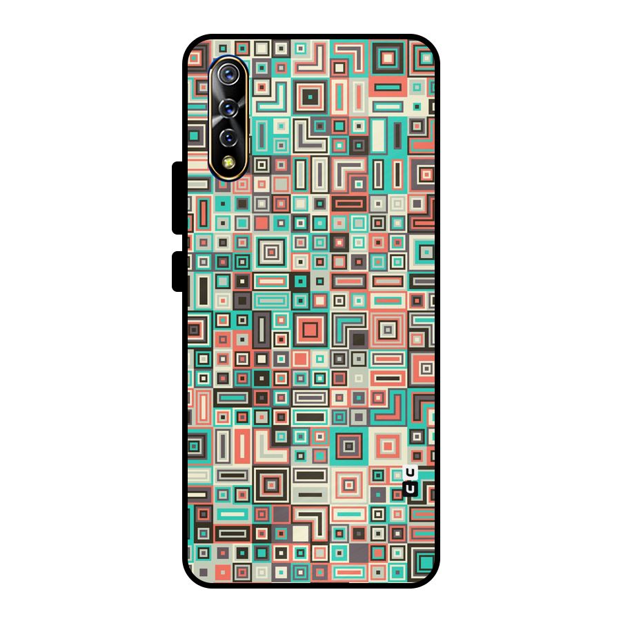 Pretty Boxes Design Metal Back Case for Vivo S1