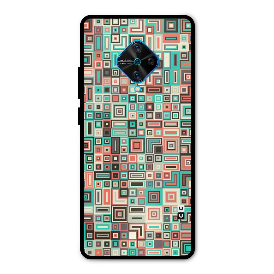 Pretty Boxes Design Metal Back Case for Vivo S1 Pro