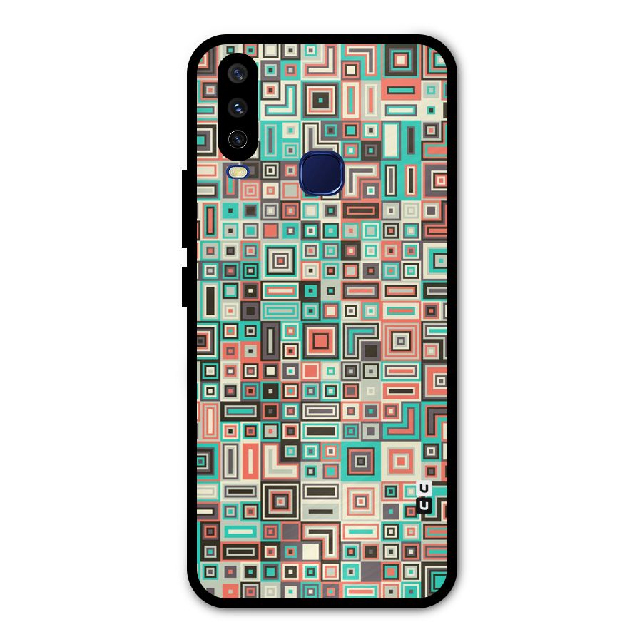 Pretty Boxes Design Metal Back Case for Vivo V17