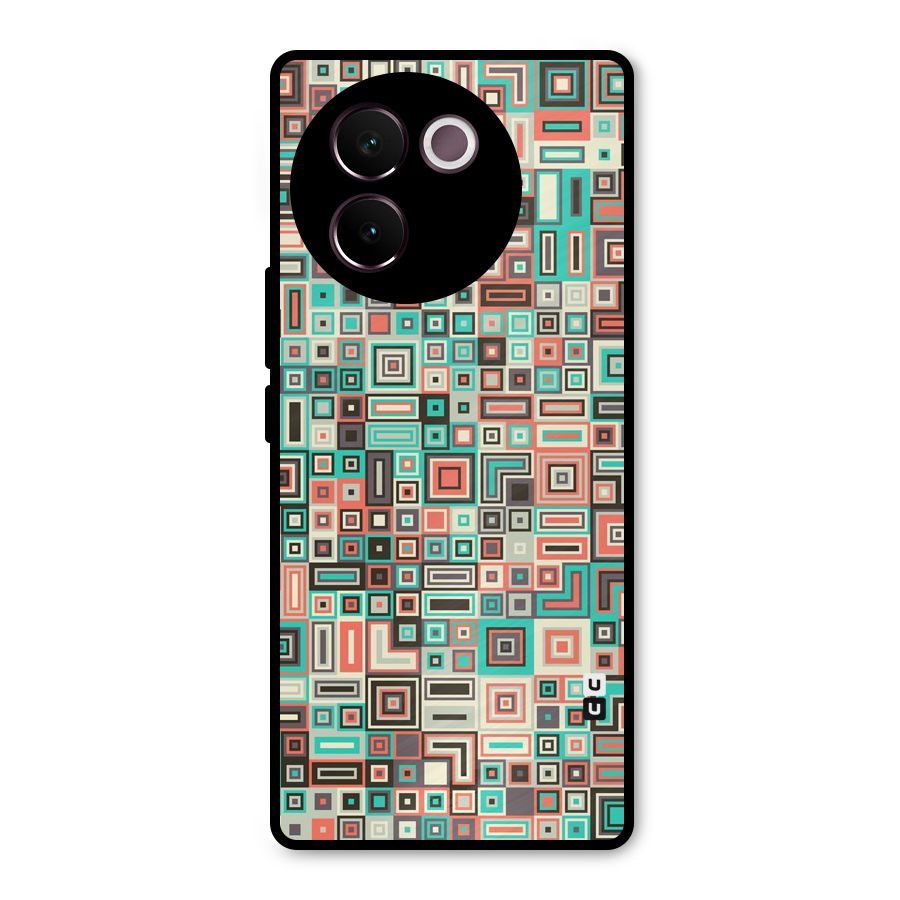 Pretty Boxes Design Metal Back Case for Vivo V30e