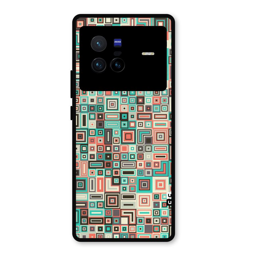 Pretty Boxes Design Metal Back Case for Vivo X80