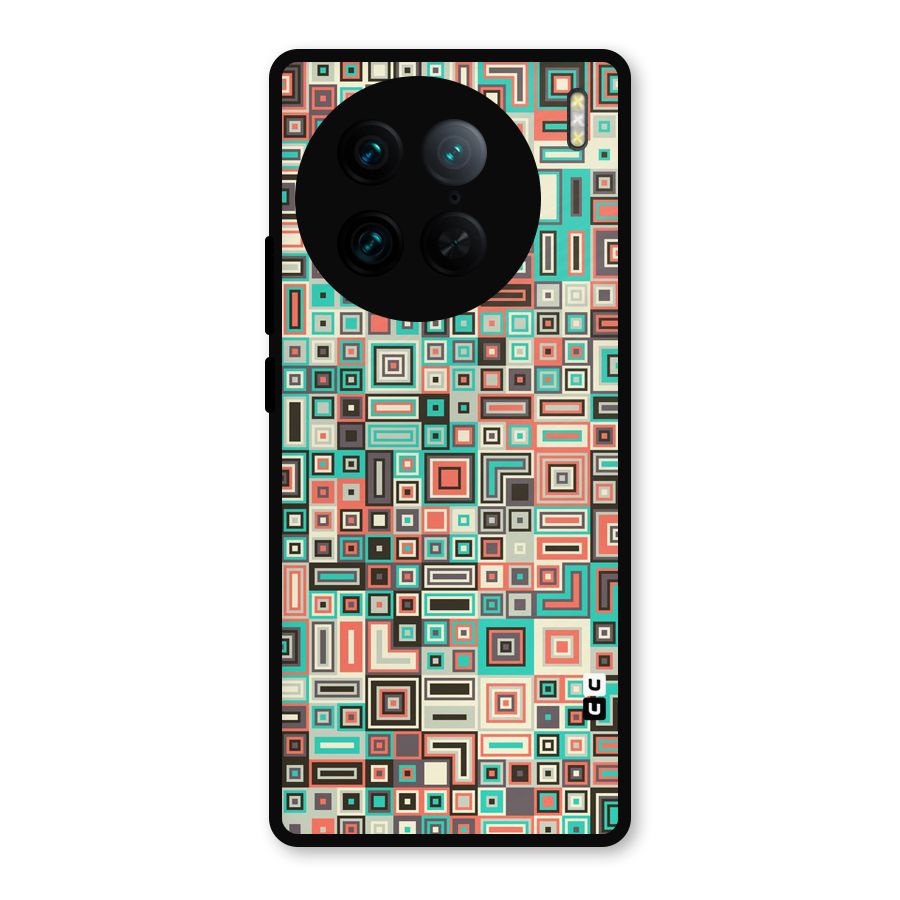 Pretty Boxes Design Metal Back Case for Vivo X90 Pro