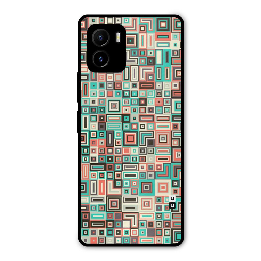Pretty Boxes Design Metal Back Case for Vivo Y15s