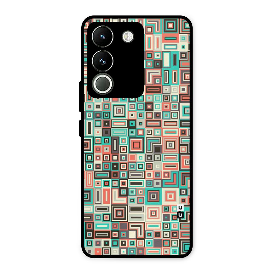 Pretty Boxes Design Metal Back Case for Vivo Y200