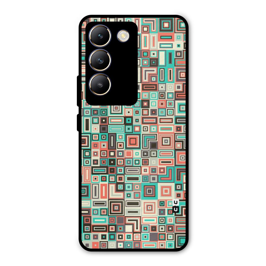 Pretty Boxes Design Metal Back Case for Vivo Y200e