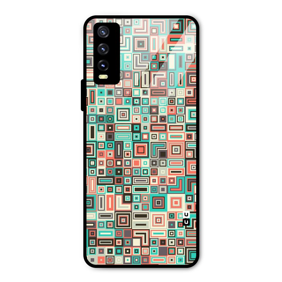 Pretty Boxes Design Metal Back Case for Vivo Y20t