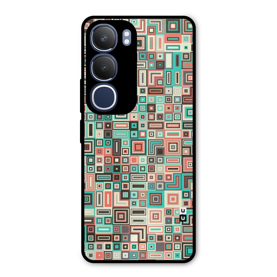 Pretty Boxes Design Metal Back Case for Vivo Y29