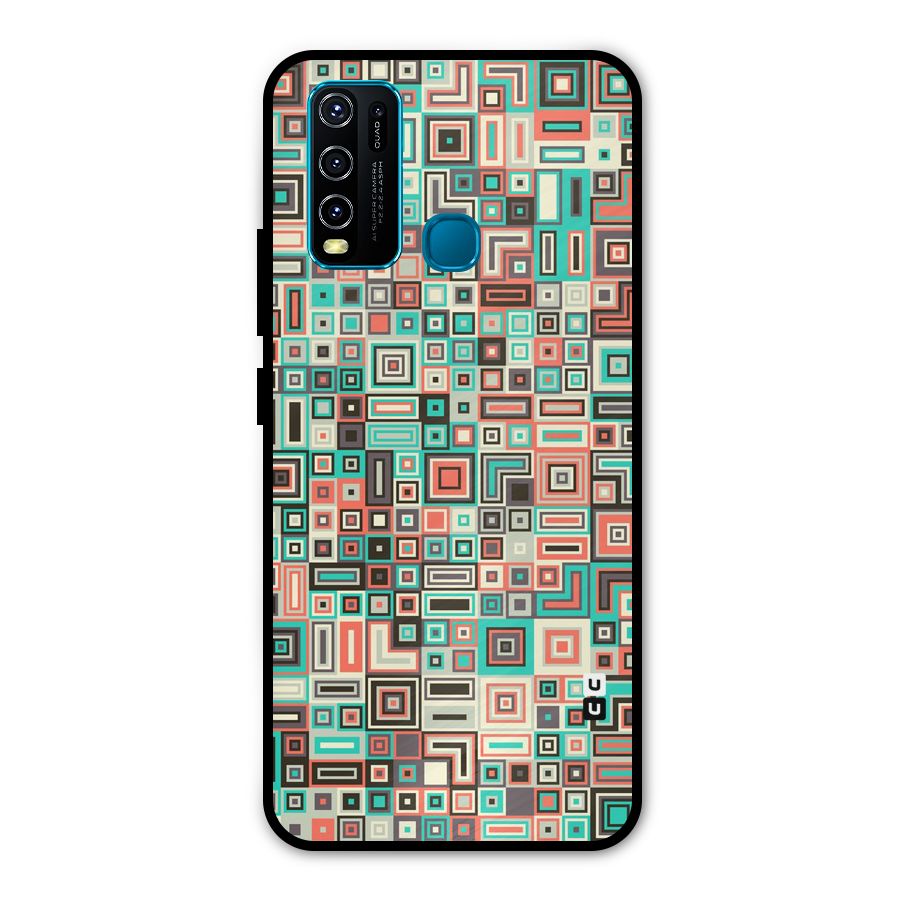 Pretty Boxes Design Metal Back Case for Vivo Y50