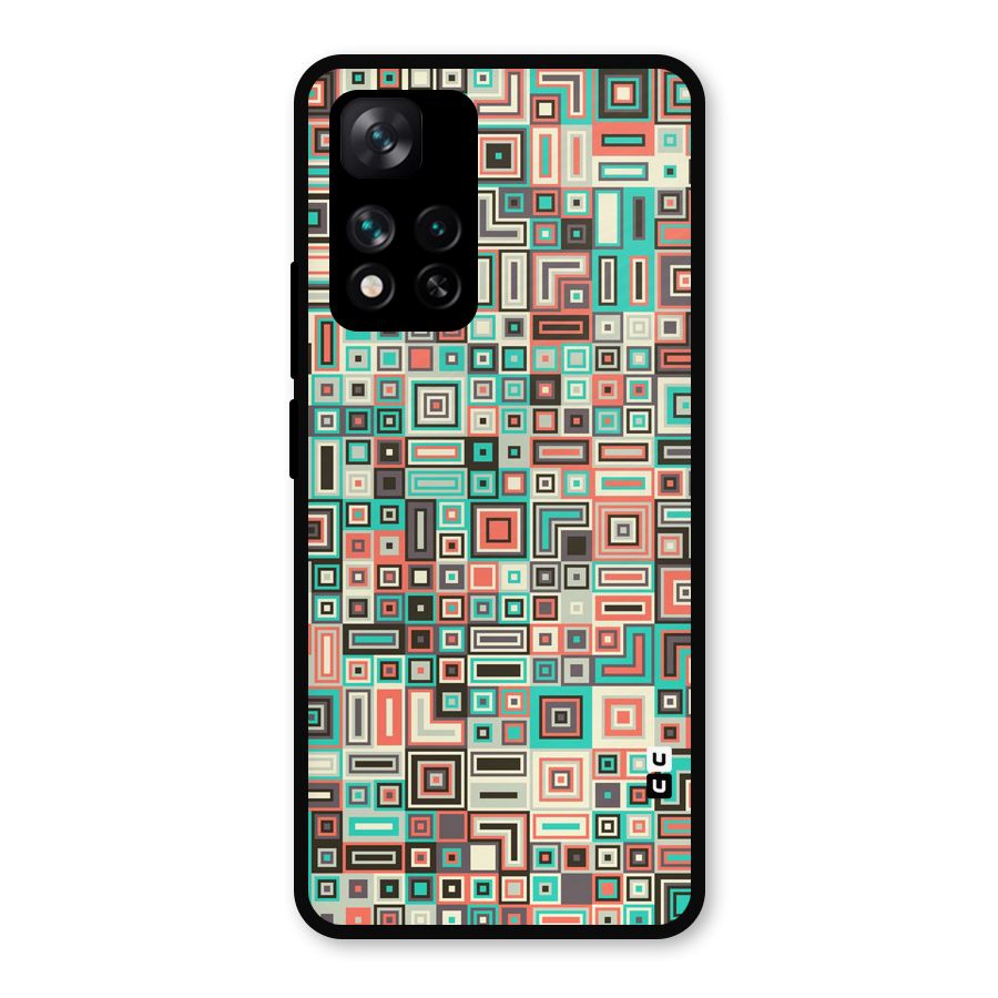 Pretty Boxes Design Metal Back Case for Xiaomi 11i Hypercharge 5G