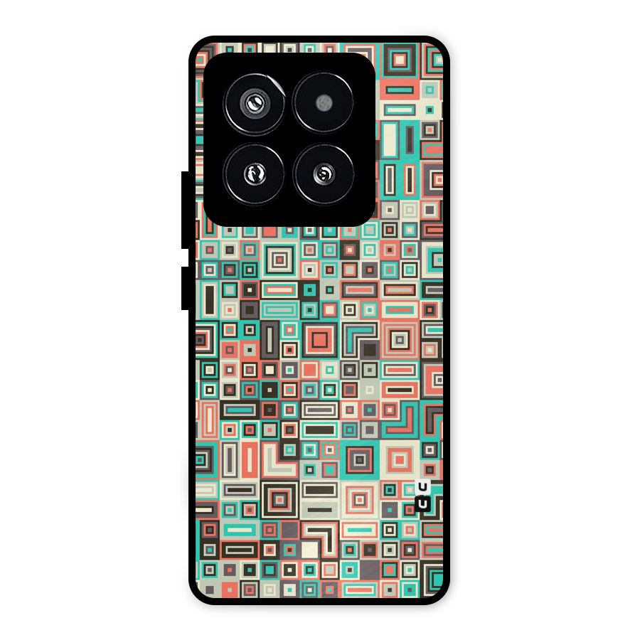 Pretty Boxes Design Metal Back Case for Xiaomi 14 Pro