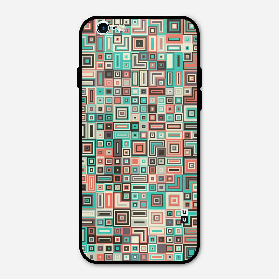 Pretty Boxes Design Metal Back Case for iPhone 6 6s
