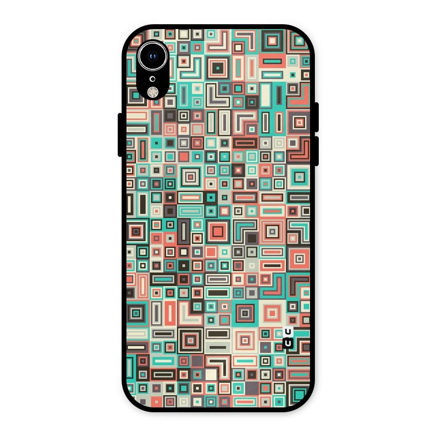 Pretty Boxes Design Metal Back Case for iPhone XR