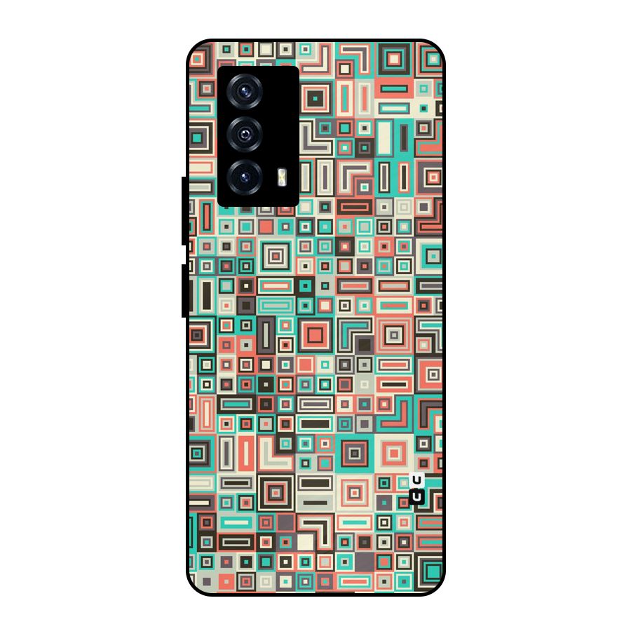 Pretty Boxes Design Metal Back Case for iQOO Z5