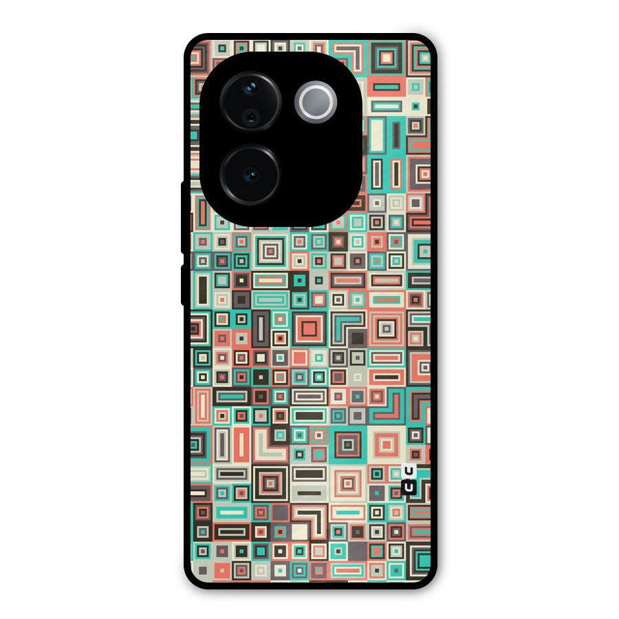 Pretty Boxes Design Metal Back Case for iQOO Z9s Pro