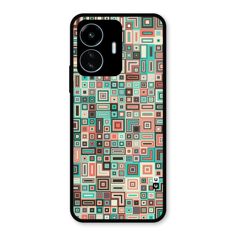 Pretty Boxes Design Metal Back Case for vivo iQOO Z6 Lite 5G