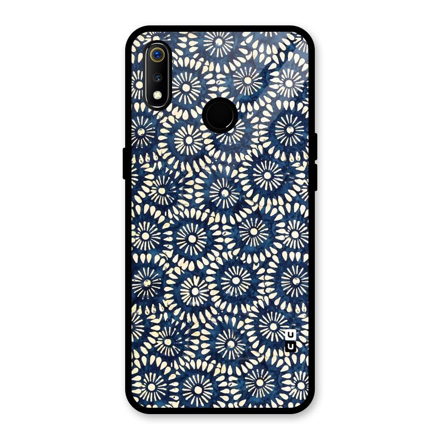 Pretty Circles Glass Back Case for Realme 3