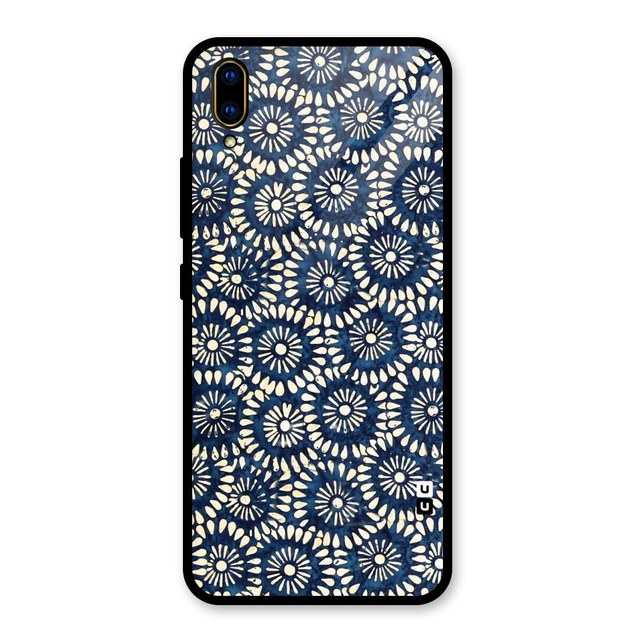 Pretty Circles Glass Back Case for Vivo V11 Pro