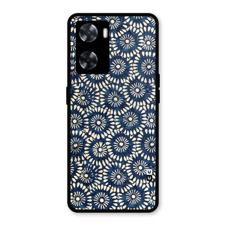 Pretty Circles Metal Back Case for Oppo A77s