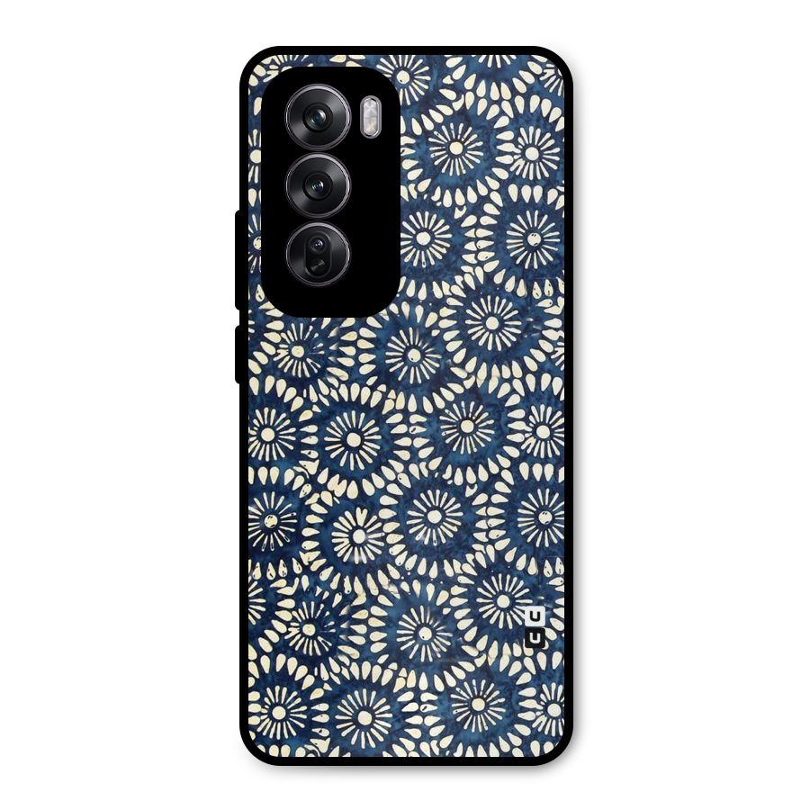 Pretty Circles Metal Back Case for Oppo Reno12 Pro