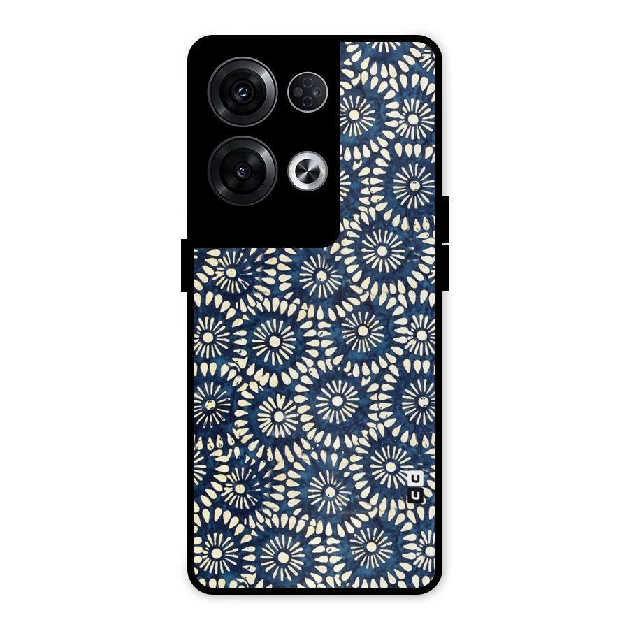 Pretty Circles Metal Back Case for Oppo Reno8 Pro 5G