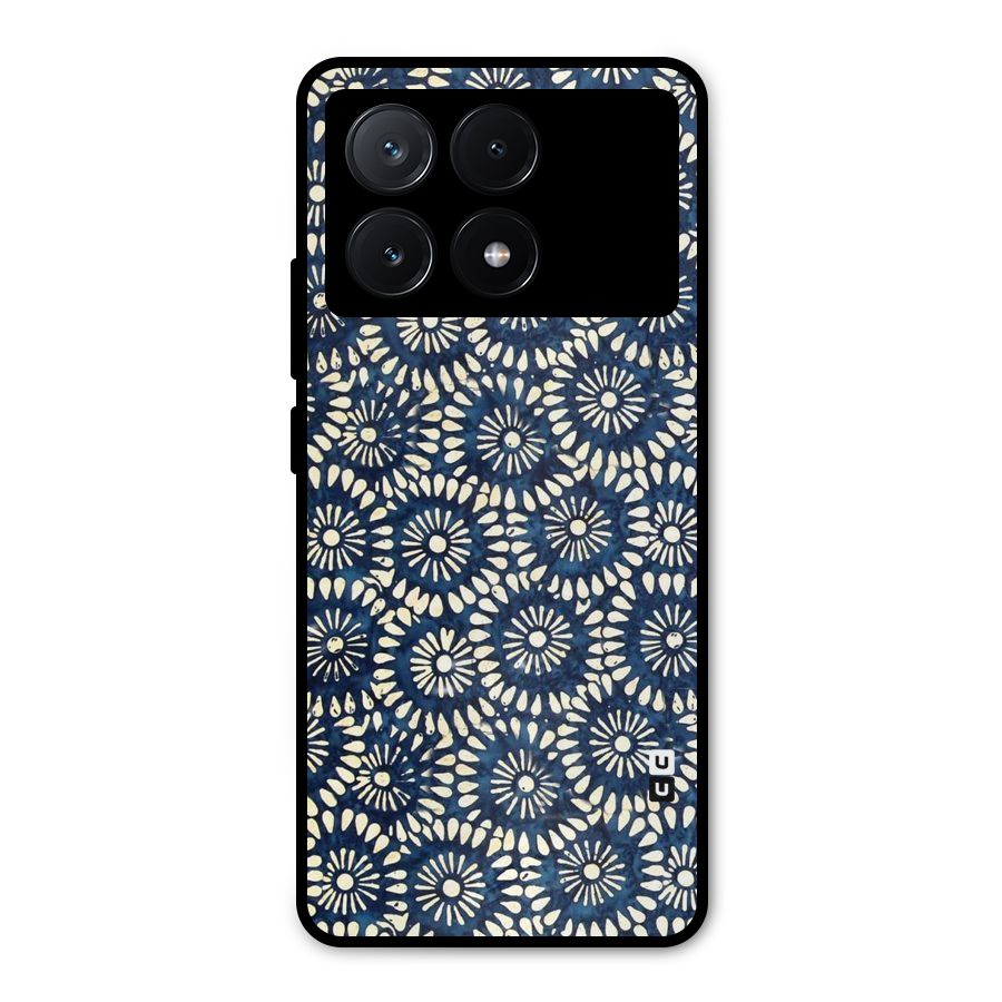 Pretty Circles Metal Back Case for Poco X6 Pro
