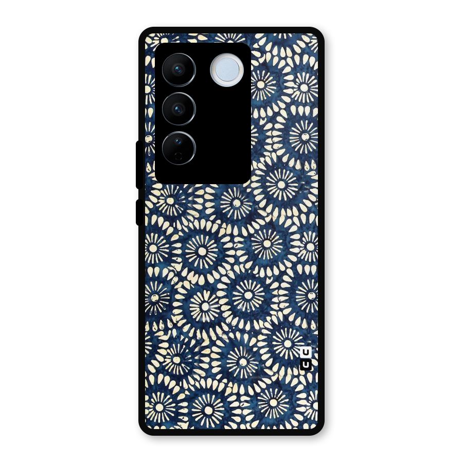 Pretty Circles Metal Back Case for Vivo V27