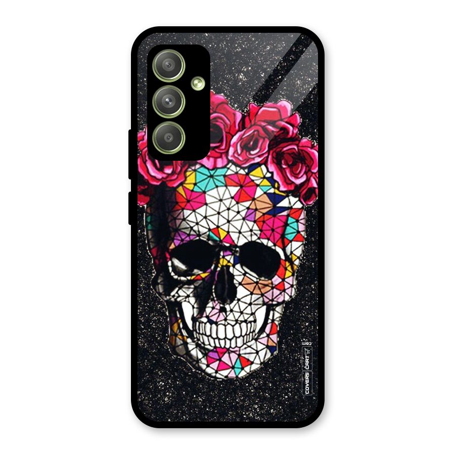 Pretty Dead Face Glass Back Case for Galaxy A54