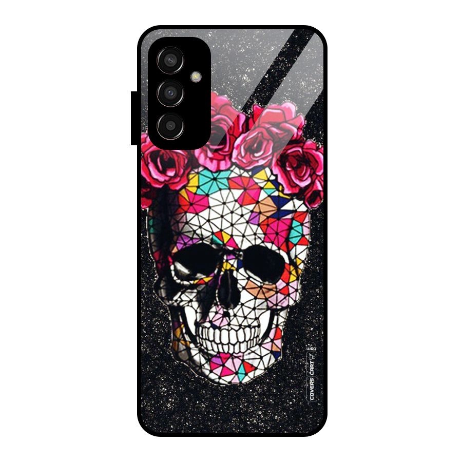 Pretty Dead Face Glass Back Case for Galaxy F13