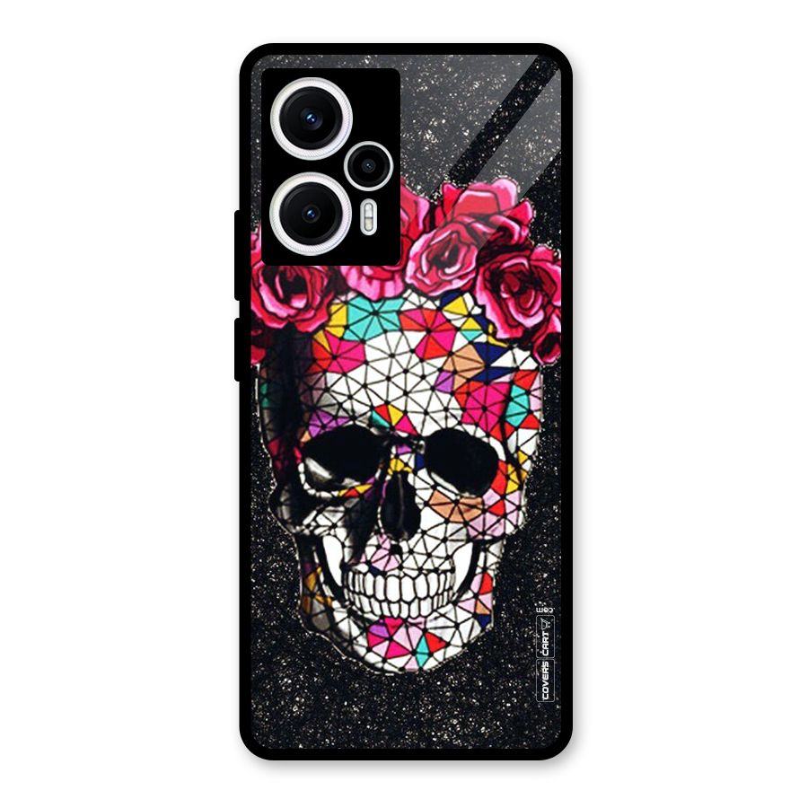 Pretty Dead Face Glass Back Case for Poco F5