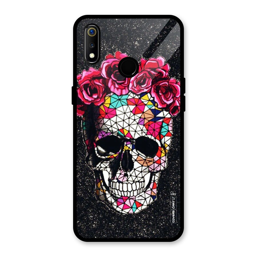Pretty Dead Face Glass Back Case for Realme 3i