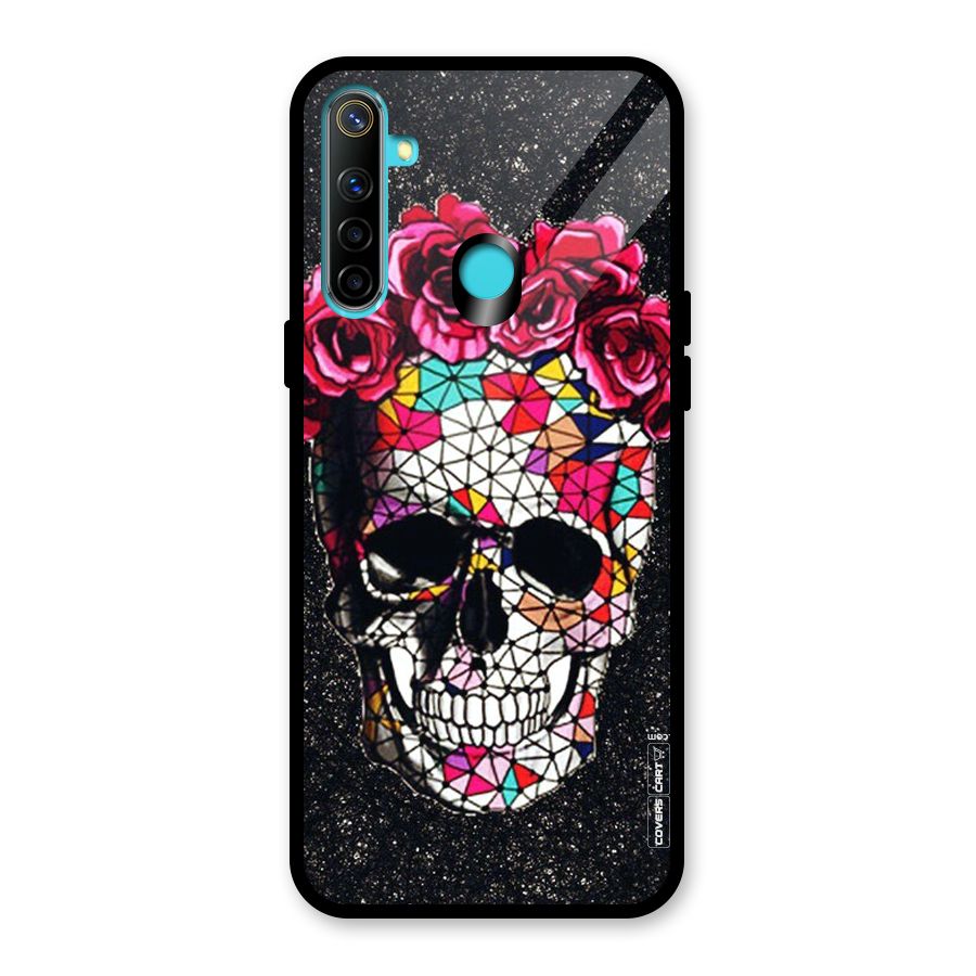 Pretty Dead Face Glass Back Case for Realme 5i