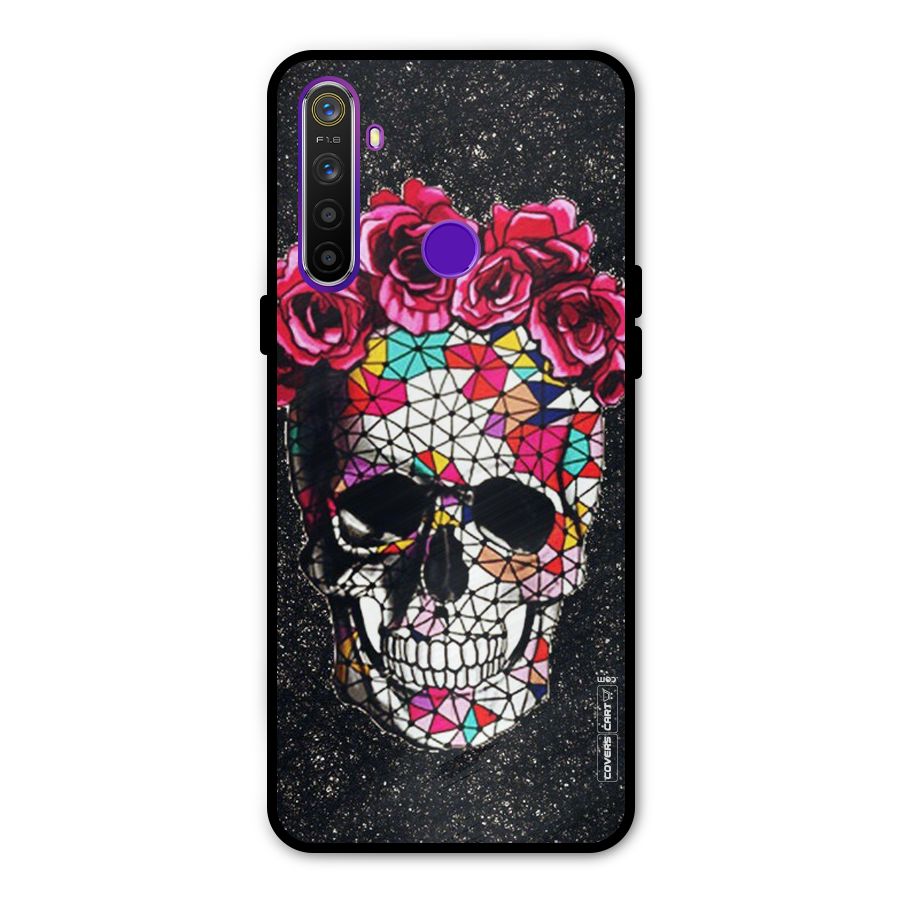 Pretty Dead Face Glass Back Case for Realme 5s