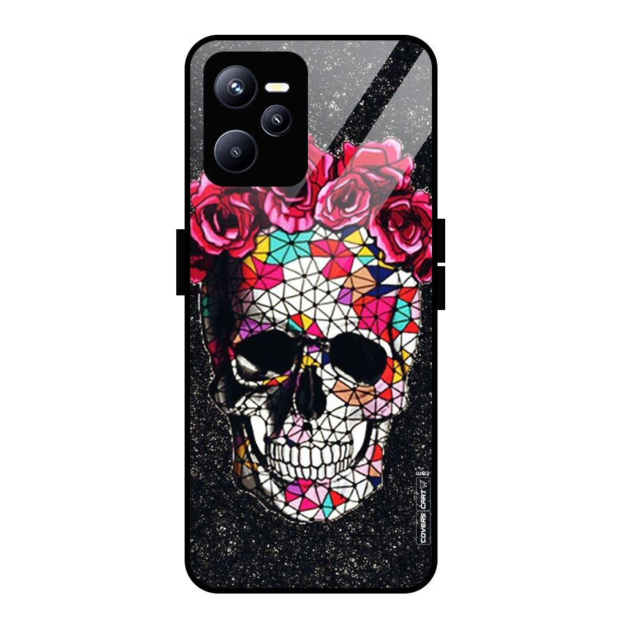 Pretty Dead Face Glass Back Case for Realme C35