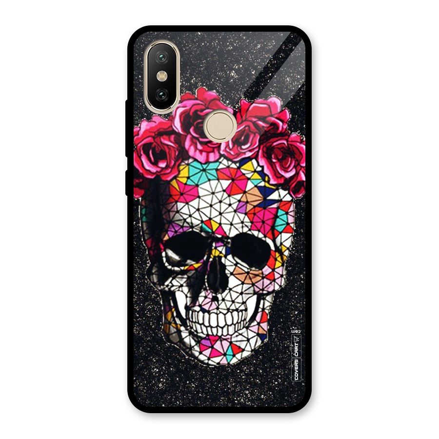 Pretty Dead Face Glass Back Case for Redmi A2
