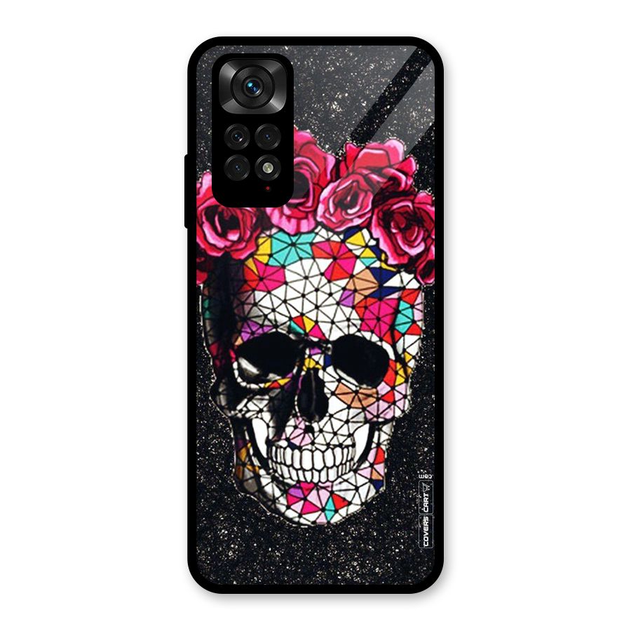Pretty Dead Face Glass Back Case for Redmi Note 11S