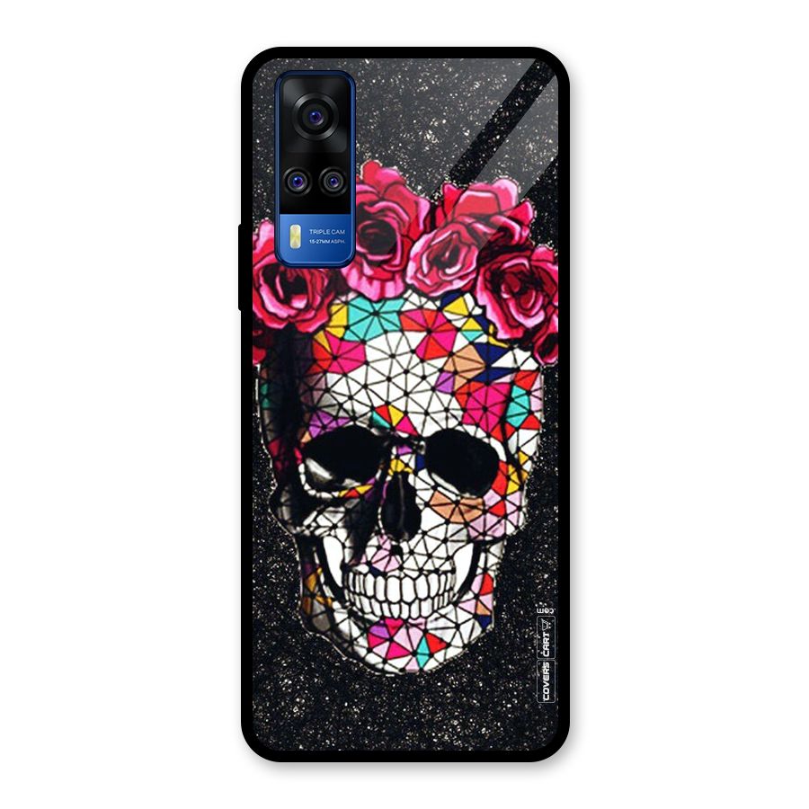 Pretty Dead Face Glass Back Case for Vivo Y31