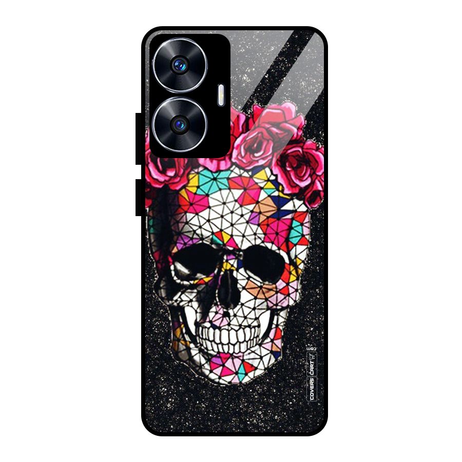 Pretty Dead Face Glass Back Case for realme C55