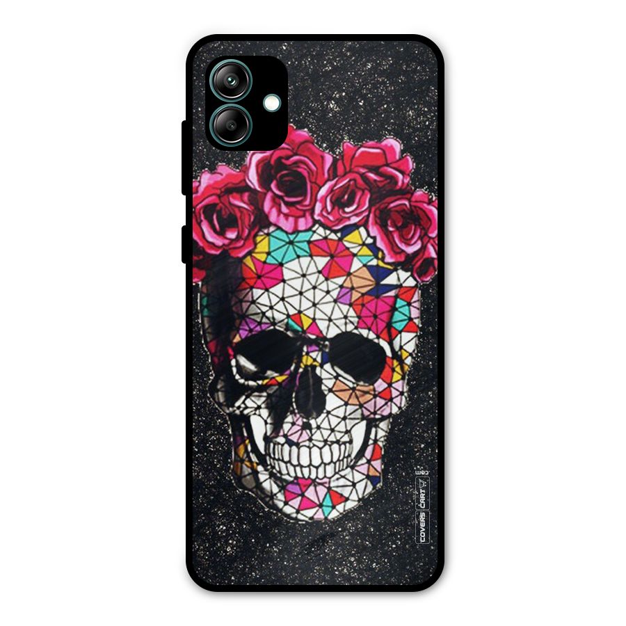 Pretty Dead Face Metal Back Case for Galaxy A04