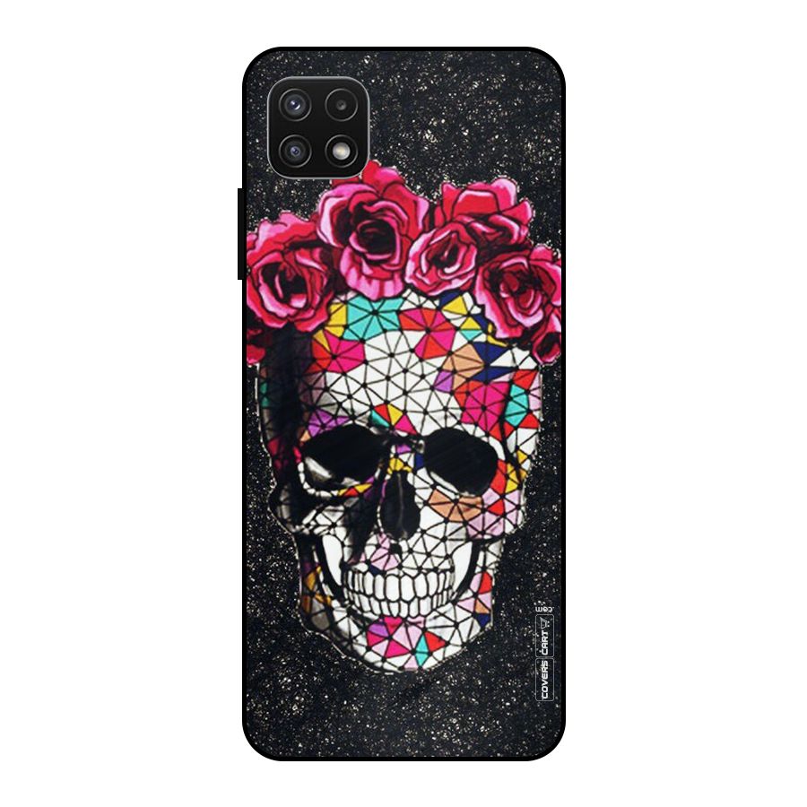 Pretty Dead Face Metal Back Case for Galaxy A22 5G