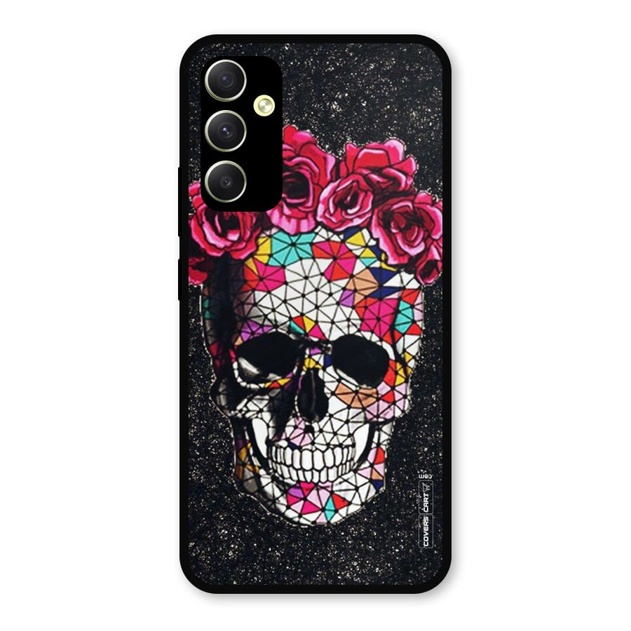 Pretty Dead Face Metal Back Case for Galaxy A34